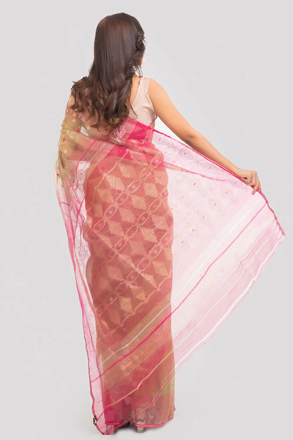 Belwari Jamdani Saree