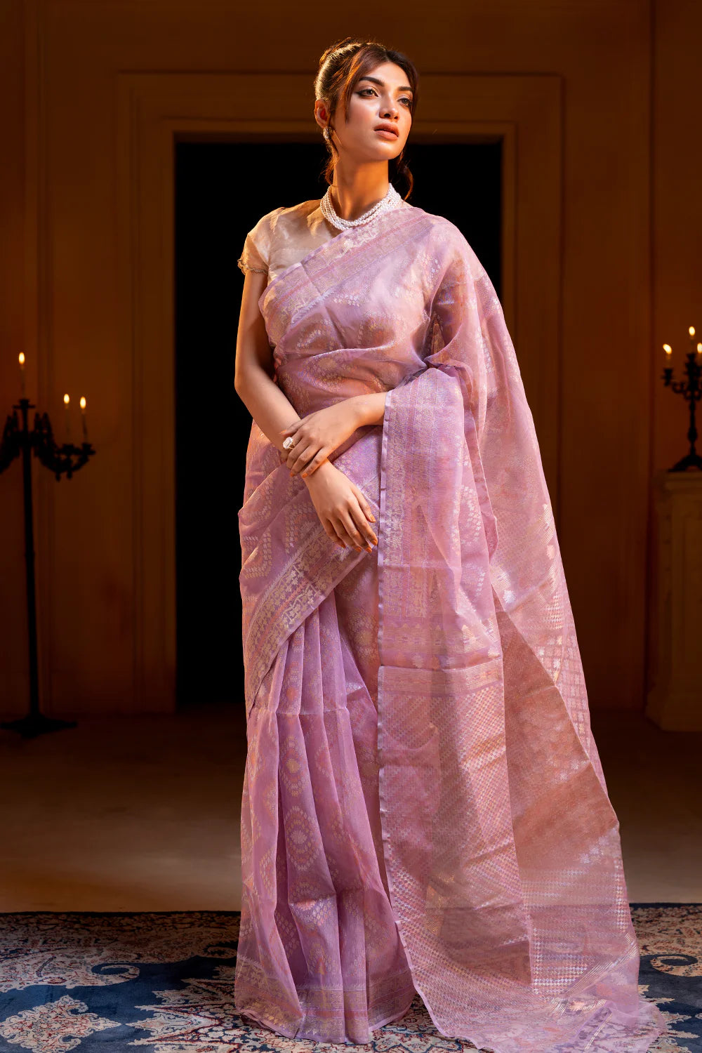 Belwari Jamdani Saree