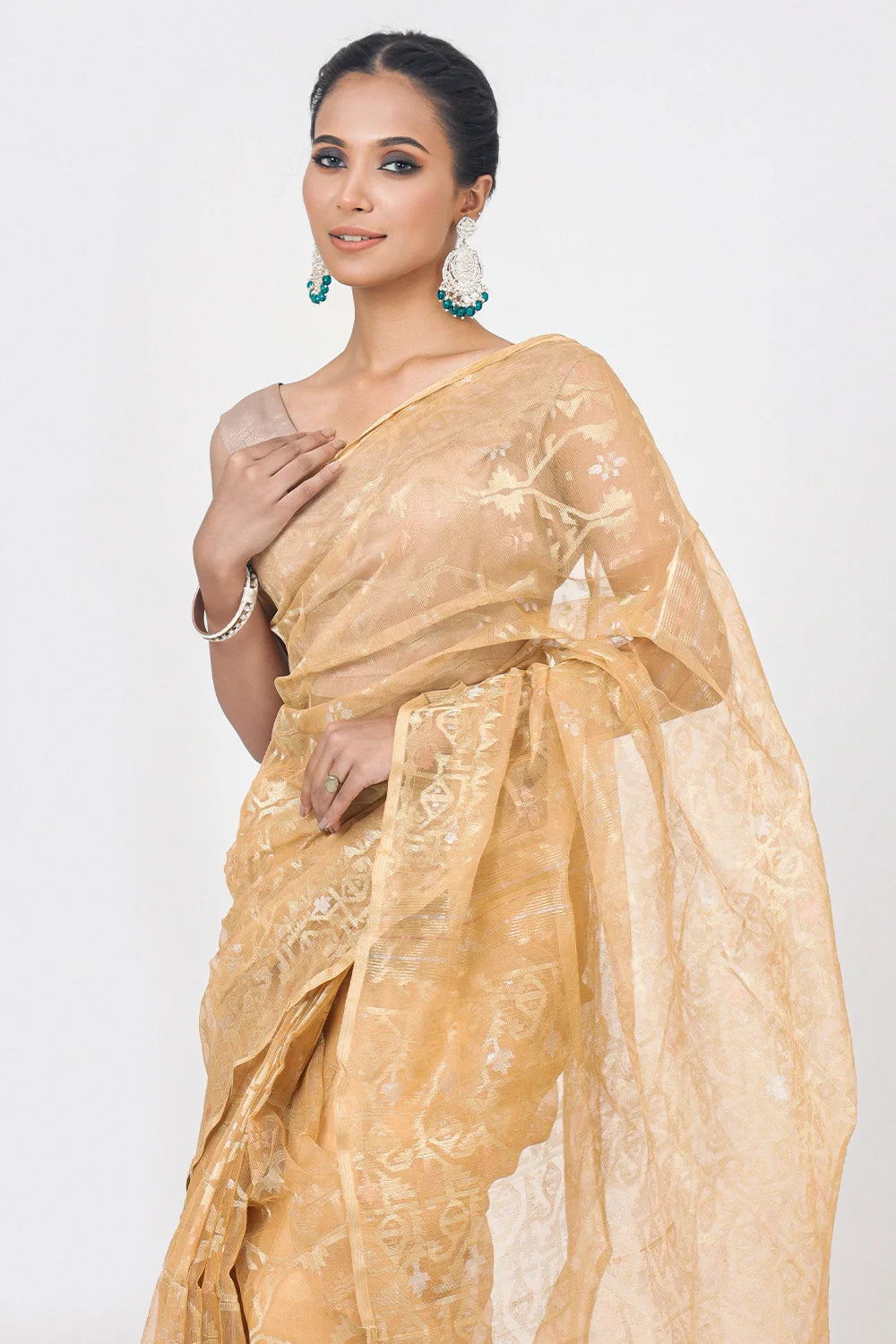 Belwari Jamdani Saree