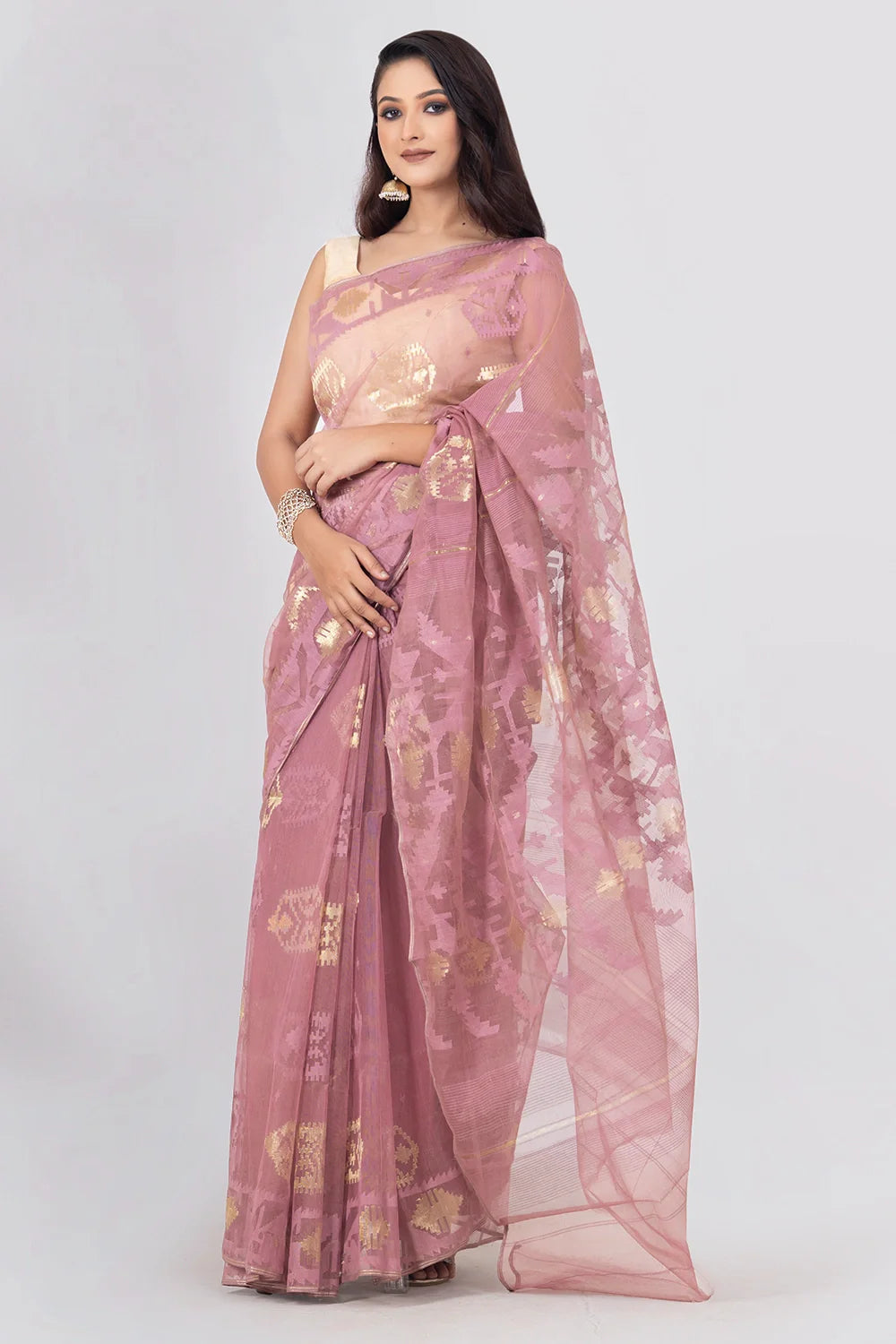 Belwari Jamdani Saree
