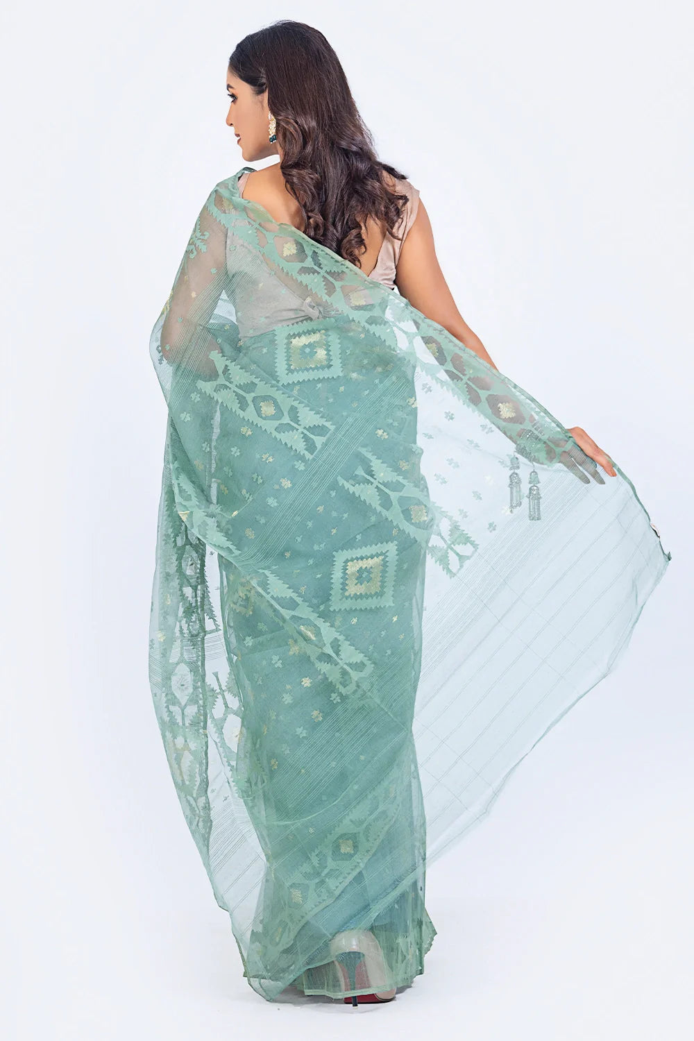 Belwari Jamdani Saree