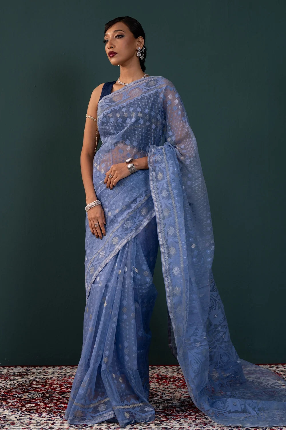 Belwari Jamdani Saree
