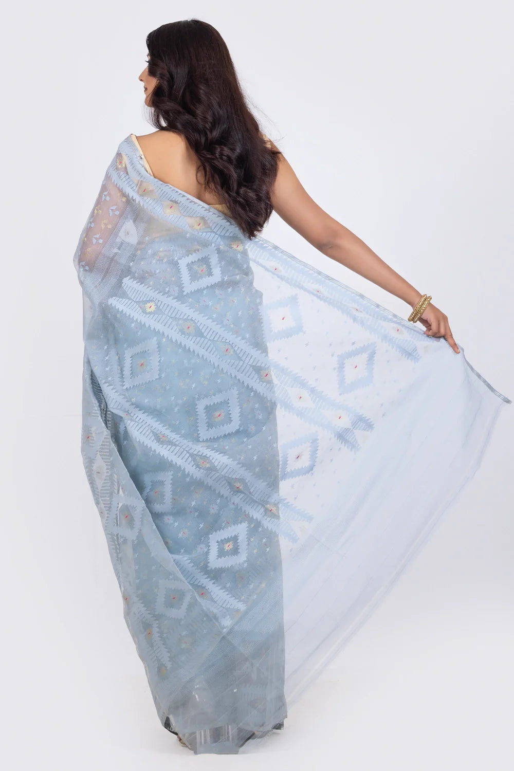 Belwari Jamdani Saree