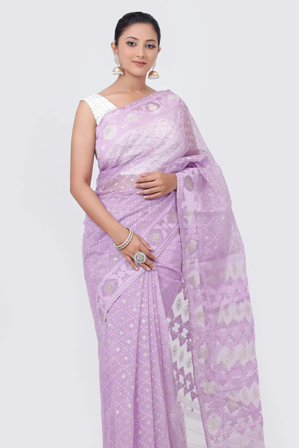 Belwari Jamdani Saree