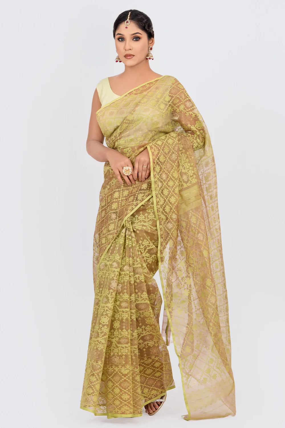 Belwari Jamdani Saree